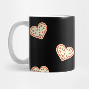 Pizza Heart Pattern Mug